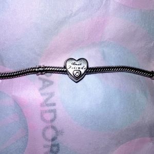 Original Pandora best friend heart charm